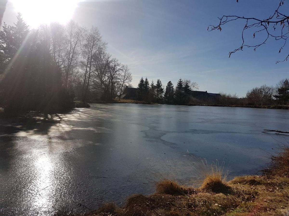 Fermette Typique Auvergnate Dans Son Ecrin D'Eau Et De Verdure Saint-Donat Luaran gambar